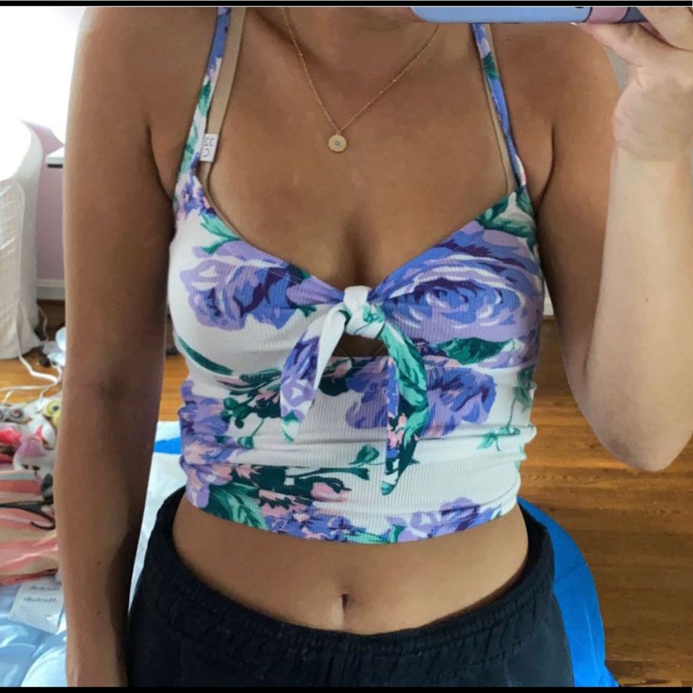 Urban Outfitters foral tank top, Size XS